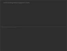 Tablet Screenshot of onlinedegreessupport.com